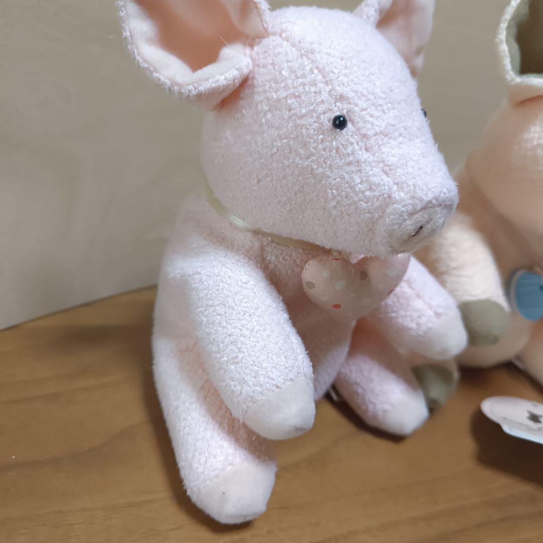 モンスイユ ショコラ ぶたぶた ハート ぶた レア ピンク色 ぬいぐるみ