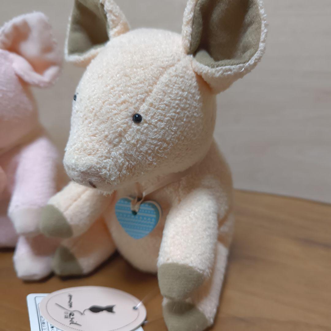 モンスイユ ショコラ ぶたぶた ハート ぶた レア ピンク色 ぬいぐるみ