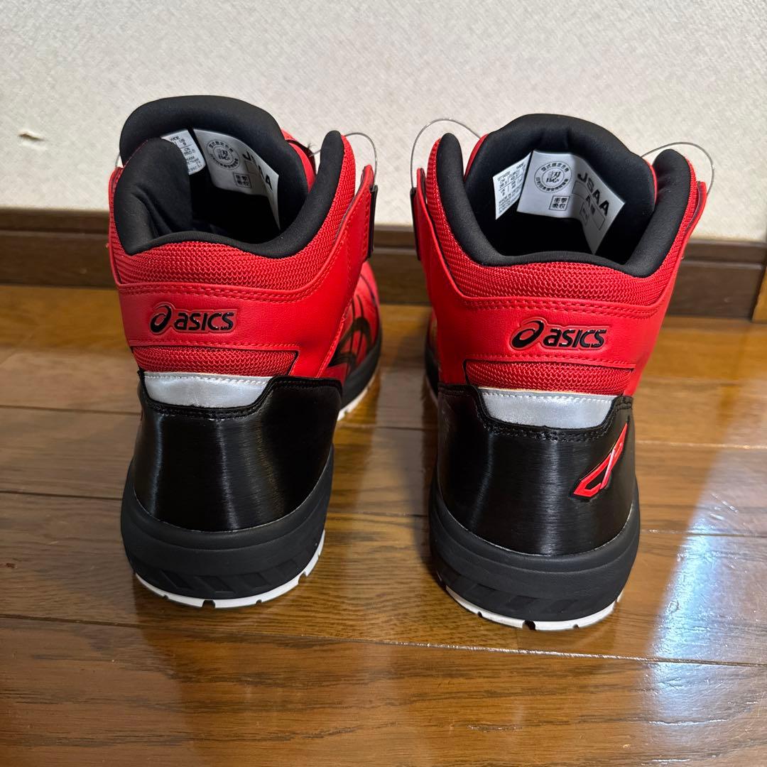 asics BOA安全靴 26.5cm レッド