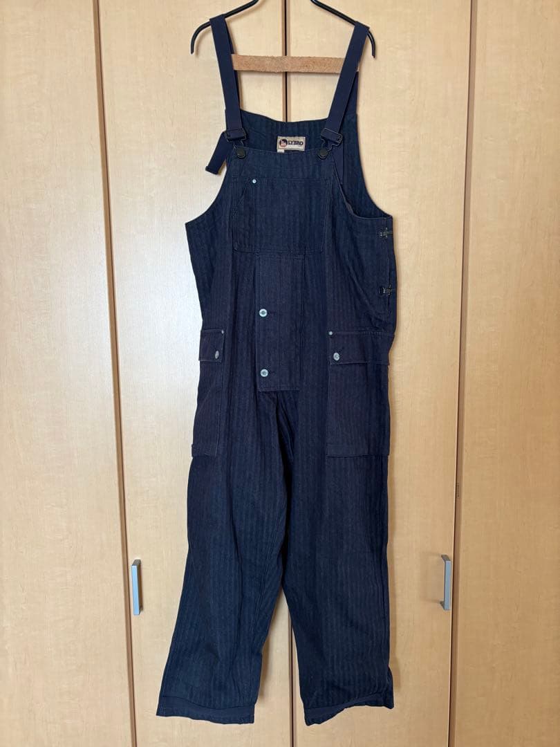 Nigel Cabourn LYBRO NAVALDUNGAREEオーバーオール Brand New] Nigel Cabourn Livero Japan Denim Naval Dungarees