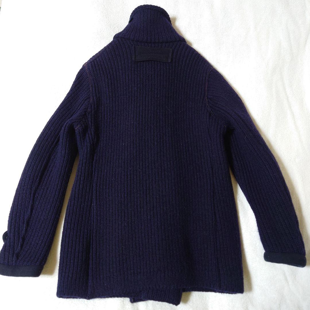 ハリウッドランチマーケットBLUEBLUEネイビー圧縮ニットPコート - メルカリ