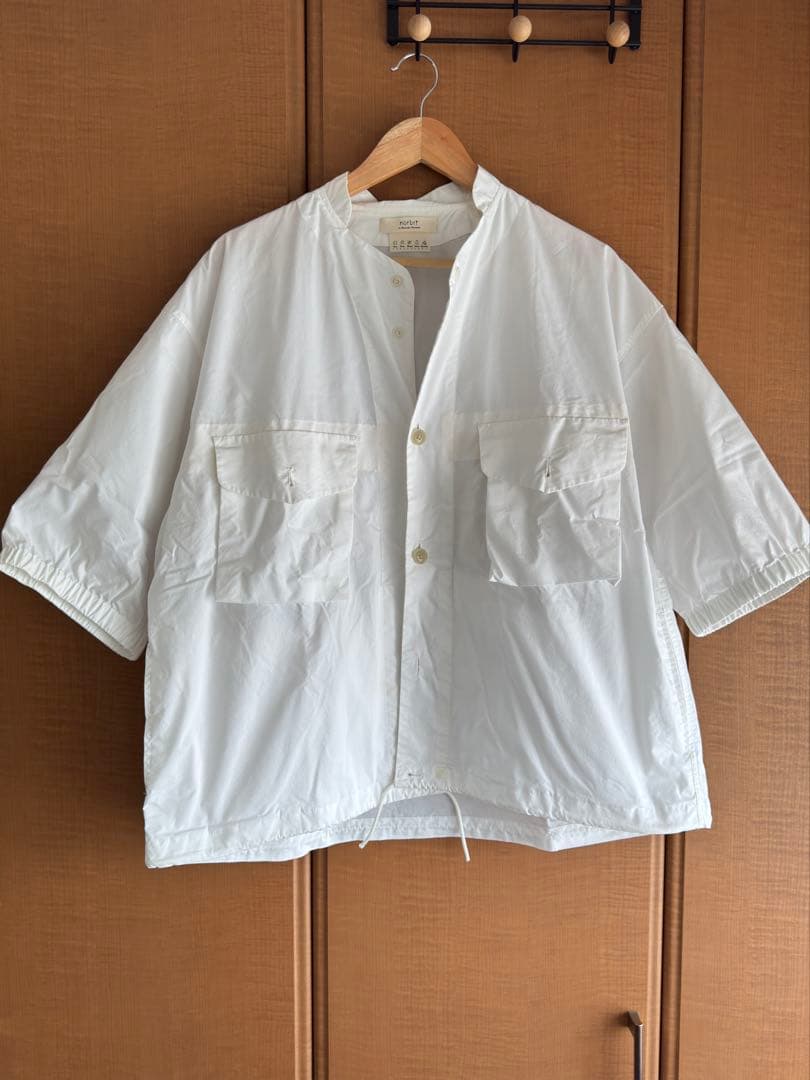 Norbit ノービットホワイトショートスリーブシャツ norbit by Hiroshi Nozawa（ノービット バイ ヒロシ ノザワ） | WOODY