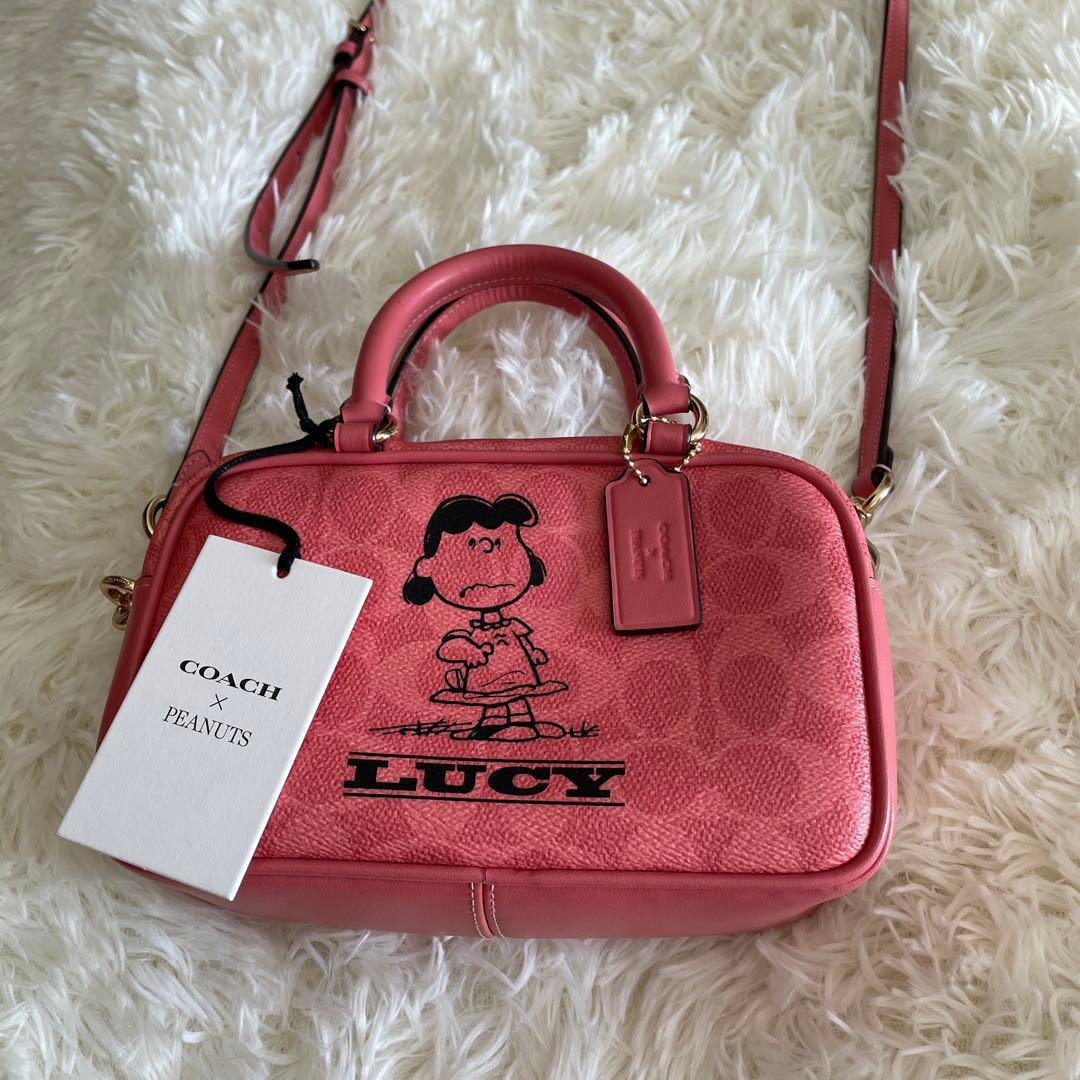 本日限定価格COACH x PEANUTS LUCY ショルダーバッグ新品未使用 Coach X Peanuts Teri Shoulder Bag With Lucy | eBay