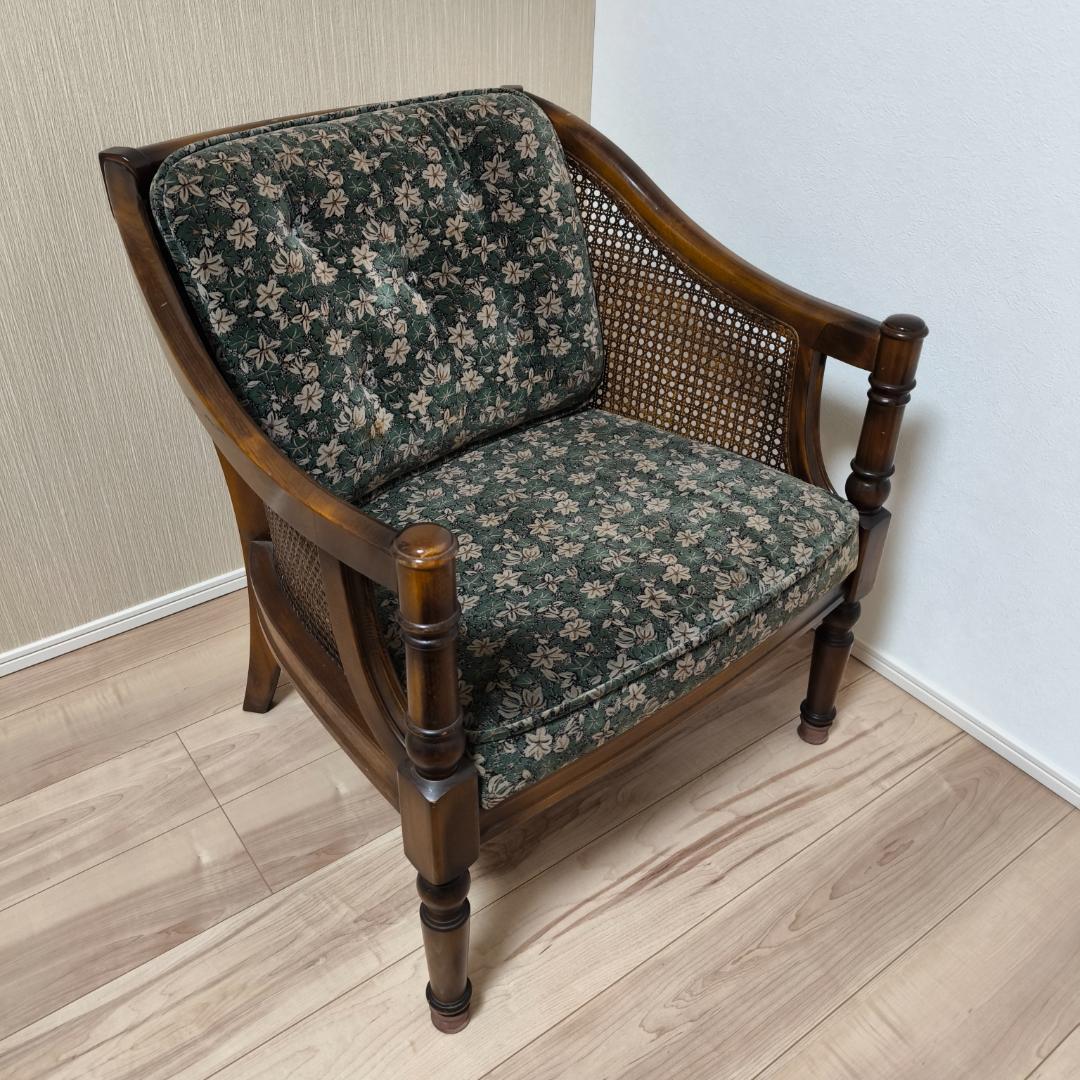 カリモク　コロニアル　一人掛けソファ　シングルソファ COLONIAL（カリモク家具） カリモク ソファ 肘掛椅子 一人掛け WC10