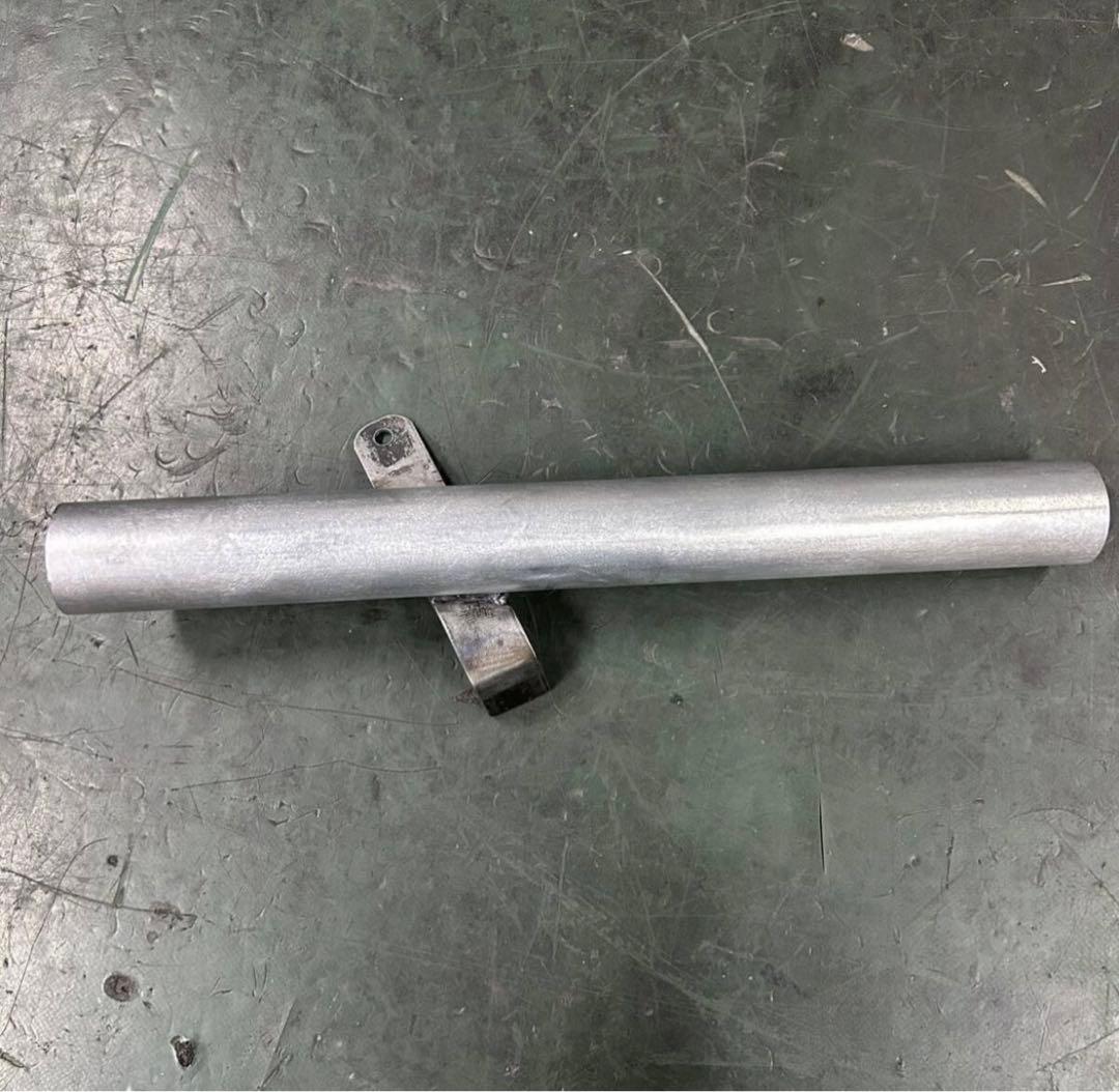 ホンダGB250 クラブマンワンオフショート菅マフラー 純正エキパイ