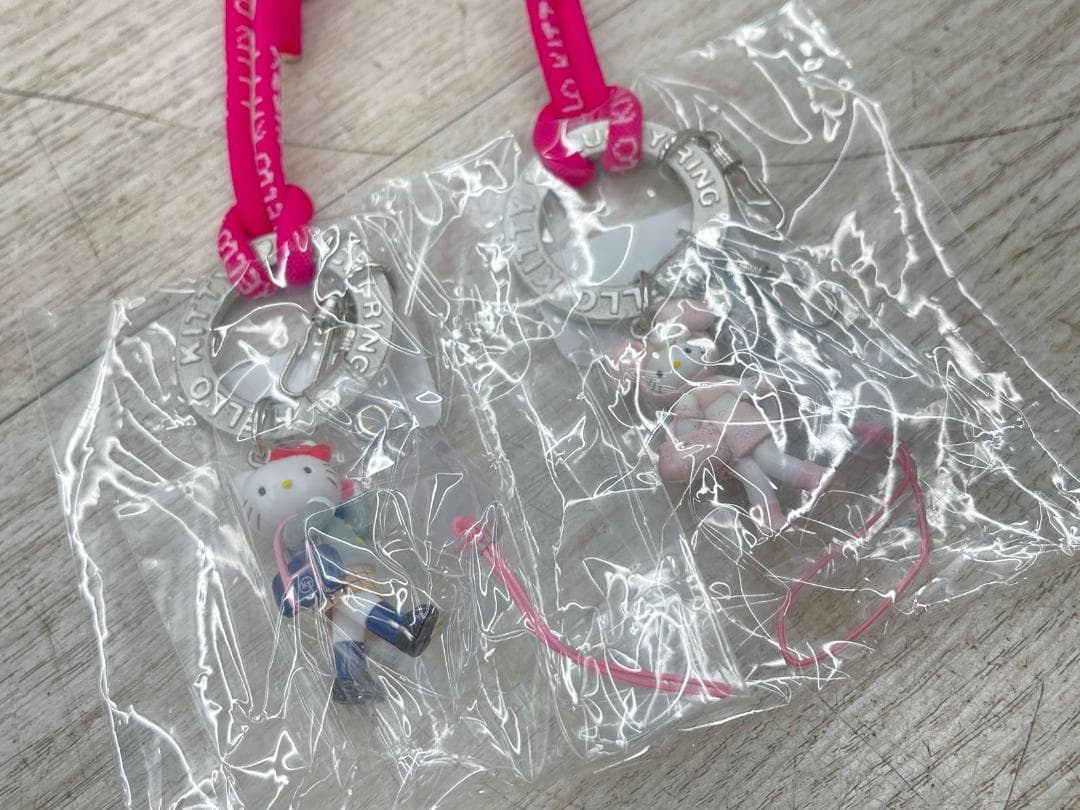 ハローキティ 2003年 ラインストーンストラップ 他 5種 コンプリート