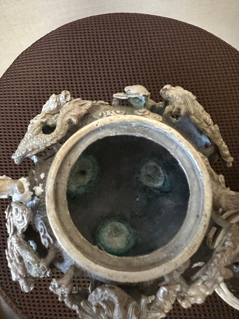 九つの龍の香炉 骨董品 | 激安通販のイーサプライ