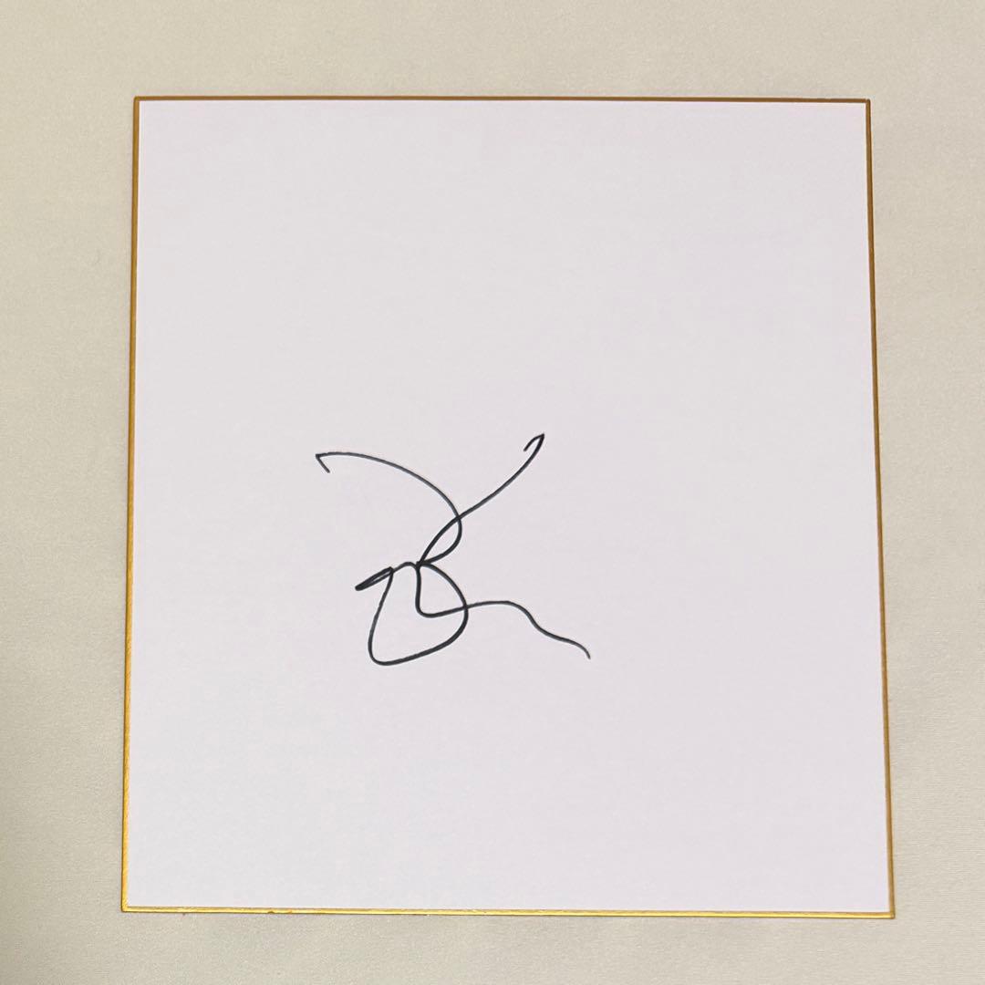 ジョニーデップ 直筆サイン色紙 - メルカリ