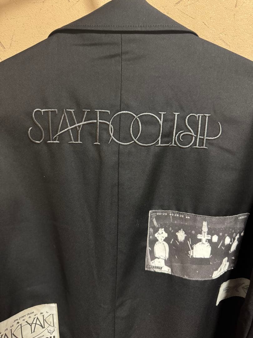 ZUTOMAYO STAY FOOLISH ブラックジャケット Lサイズ - メルカリ
