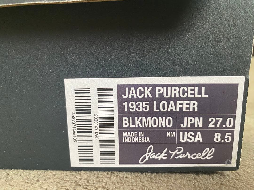 靴 27.0cmCONVERSE JACK PURCELL 1935 LOAFER