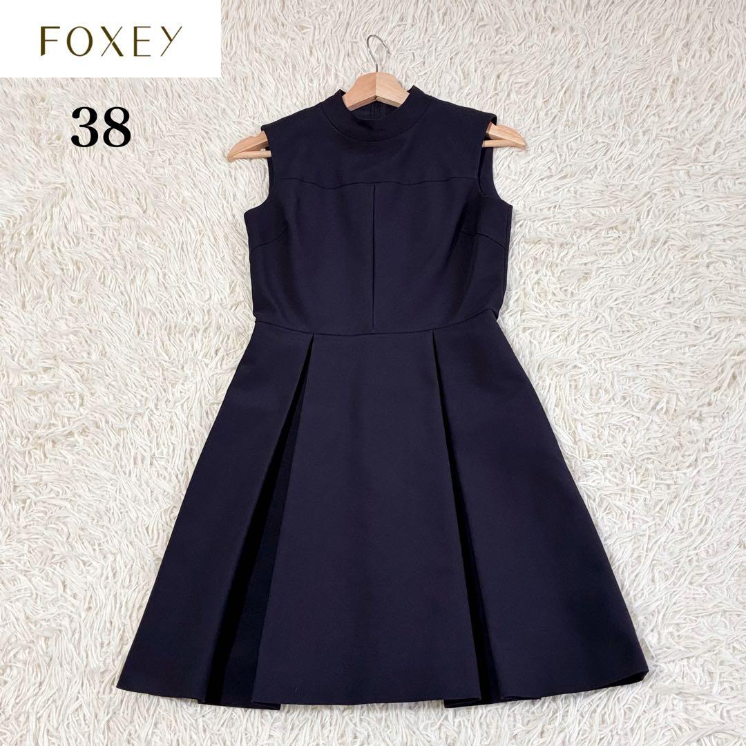 美品】✨ フォクシーニューヨーク プリーツ フィット＆フレア