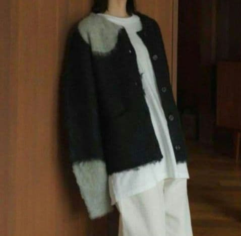 完売品✨クヌースマーフ Knuth Marf ミックスモヘヤ カーディガン