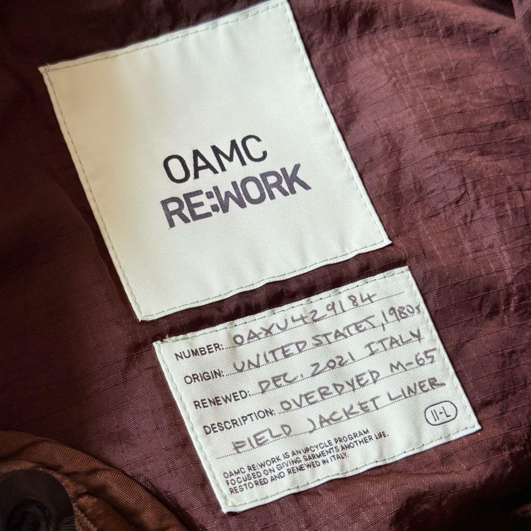 最終値下げ】OAMC RE:WORK M65 liner vest 2022