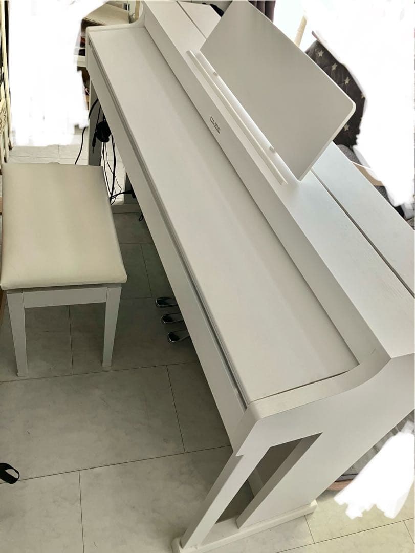 CASIO AP470 88鍵 ホワイト電子ピアノ CELVIANO - メルカリ