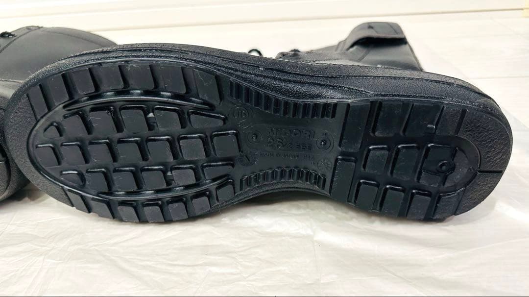 splay　ミドリ安全 消防靴　静電安全靴 ブラック　26.5EEE