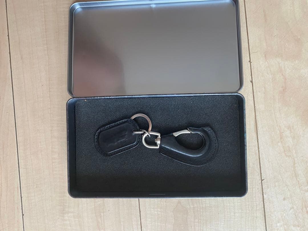 ジャンポールゴルチェ 黒 レザー フック型キーホルダー