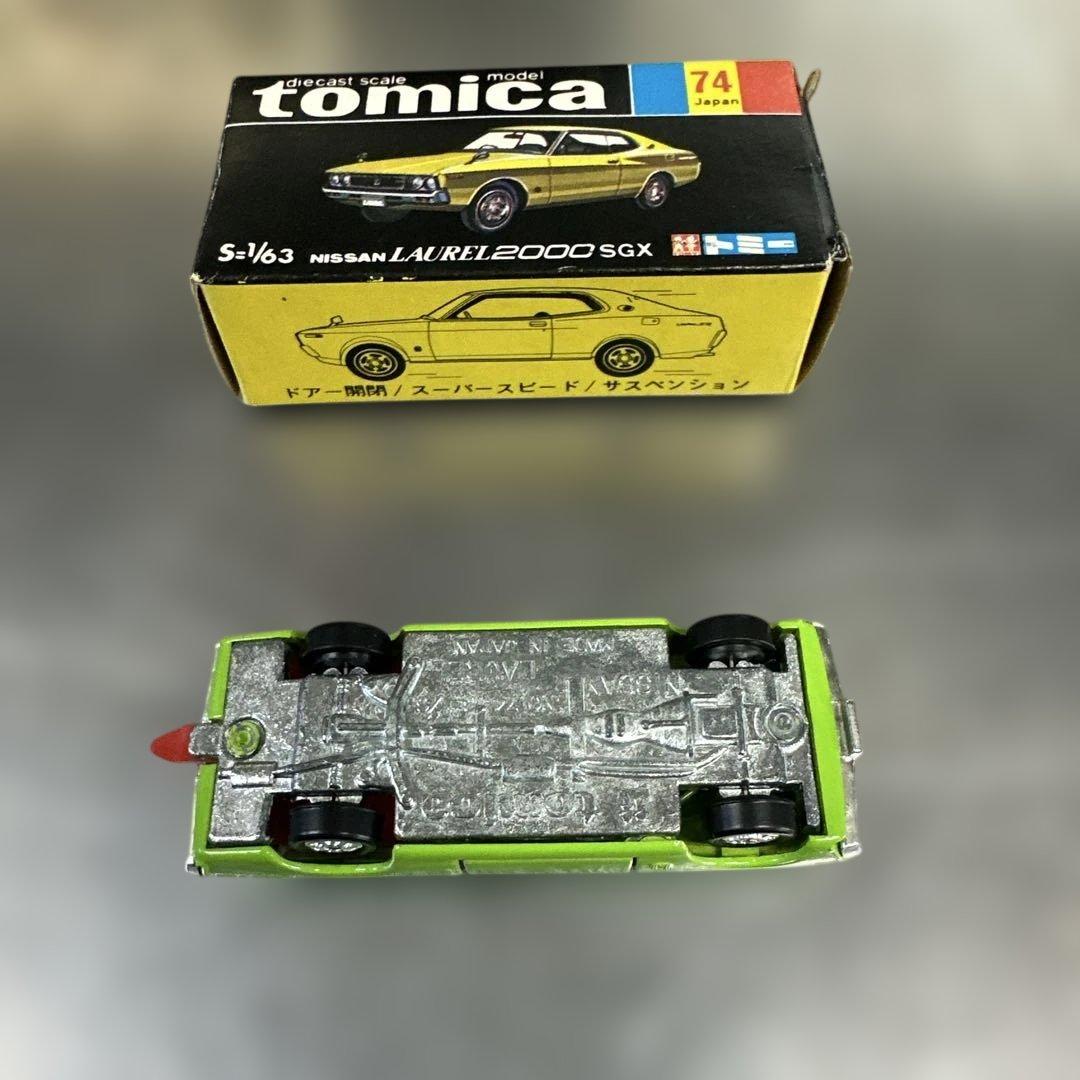 トミカ Nissan Laurel 2000 SGX ミニカーオリジナル黒箱付 トミカ