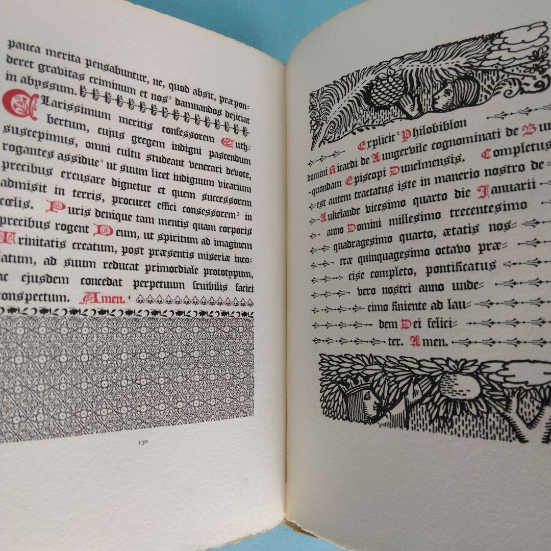 《超希少》リチャード・ド・ベリー著「フィロビブロン」全3巻　限定300部