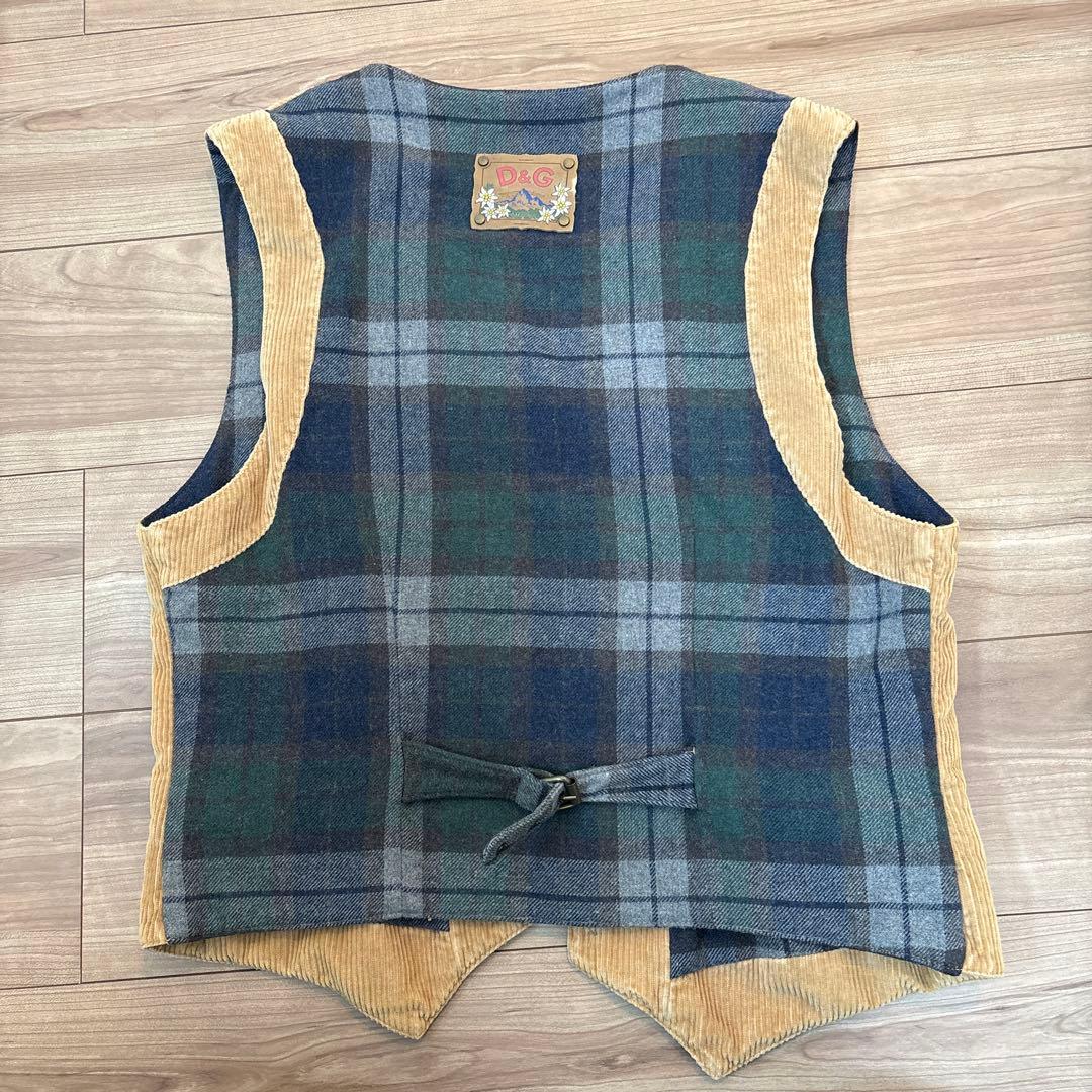 D&G チェック柄 ベスト - メルカリ