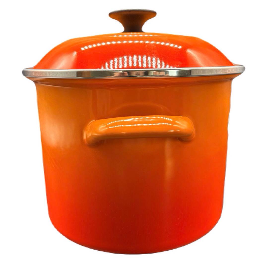 【未使用！】LE CREUSET STOCKPOT オレンジ 　-544