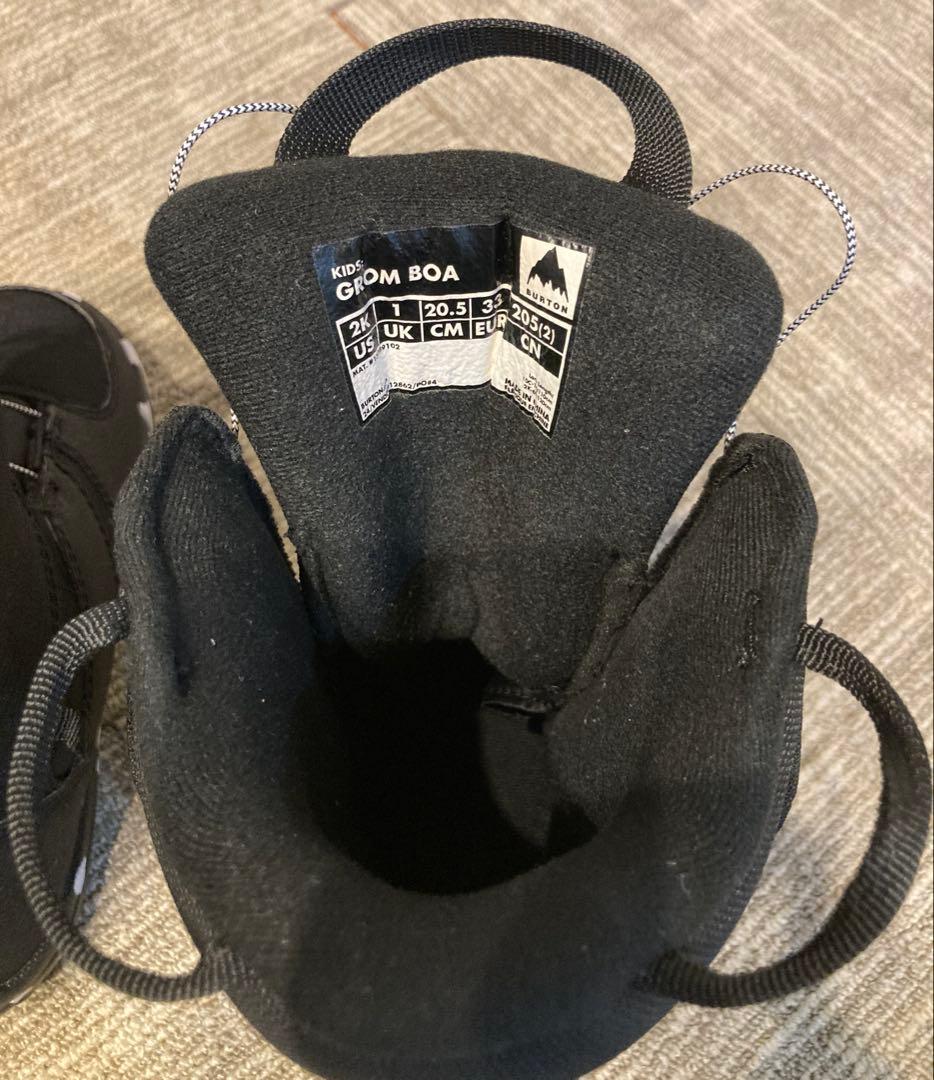 BURTON グロム BOA スノーボードブーツ 子ども用 20.5cm