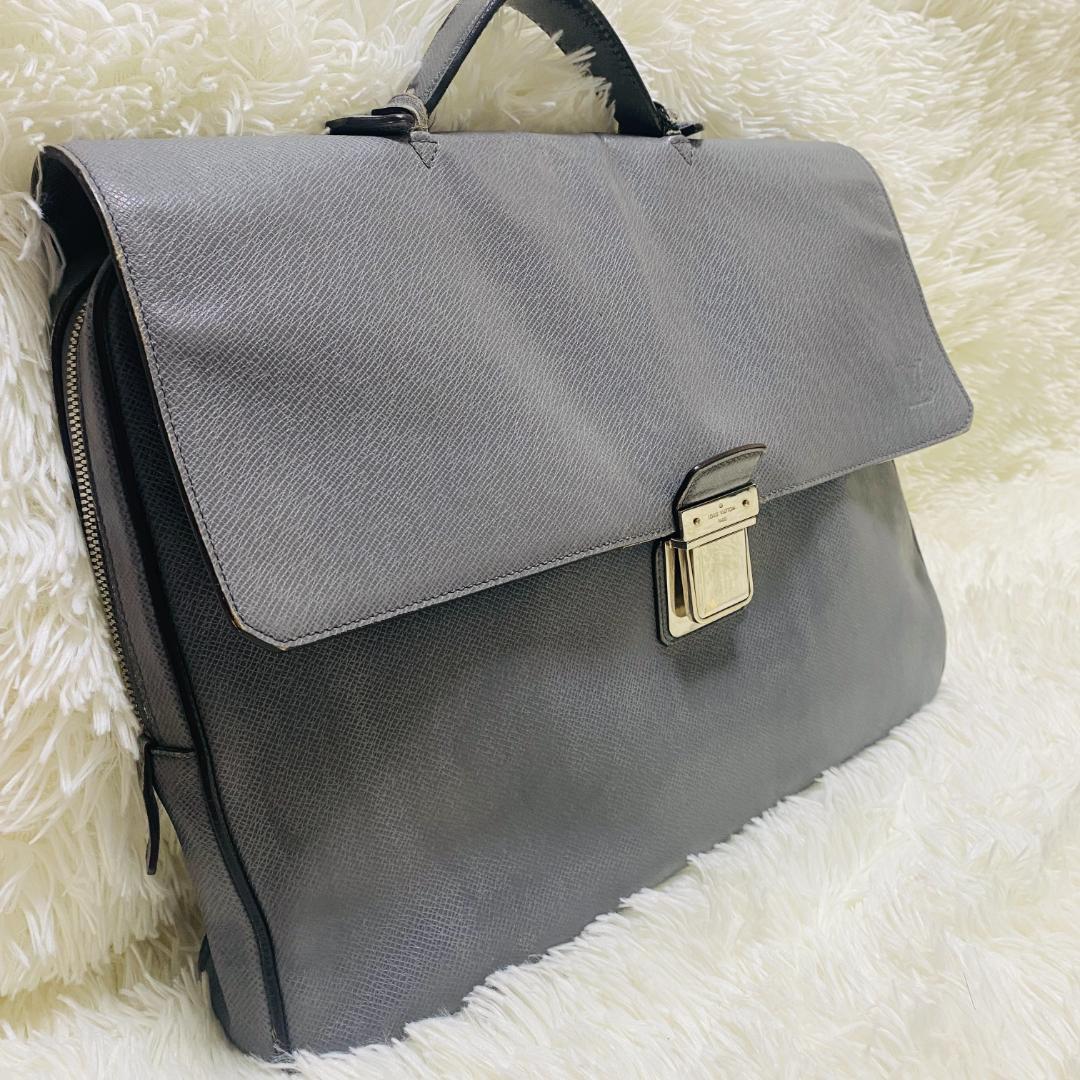 LOUIS VUITTON ビジネスバッグ タイガ グレー　ヴァシリ レザー 楽天市場】【バッグ】LOUIS VUITTON ルイ ヴィトン タイガ ヴァシリPM