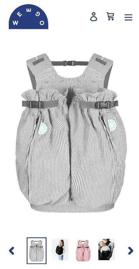 ウィーゴツイン シアサッカー・グレイ