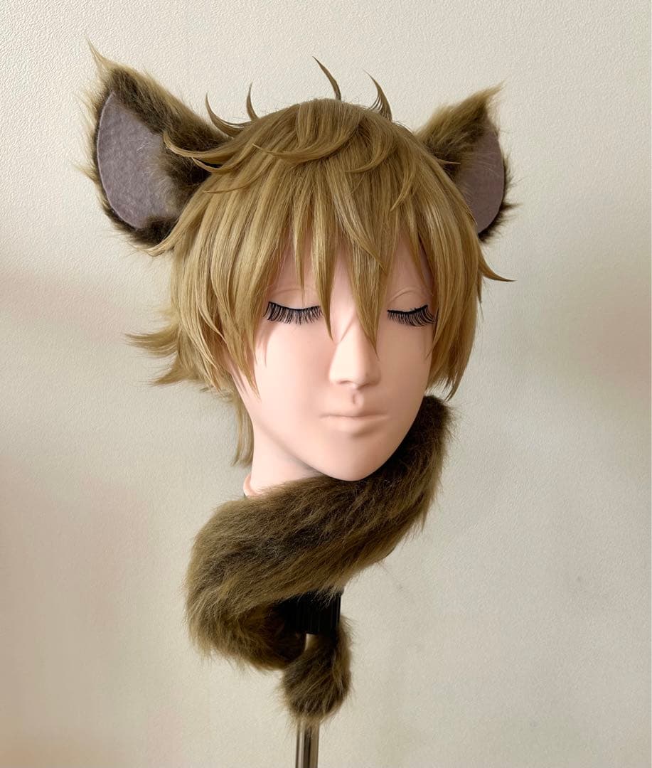 ツイステ ラギー コスプレ セット済み アシスト ウィッグ Dハロ ケモ