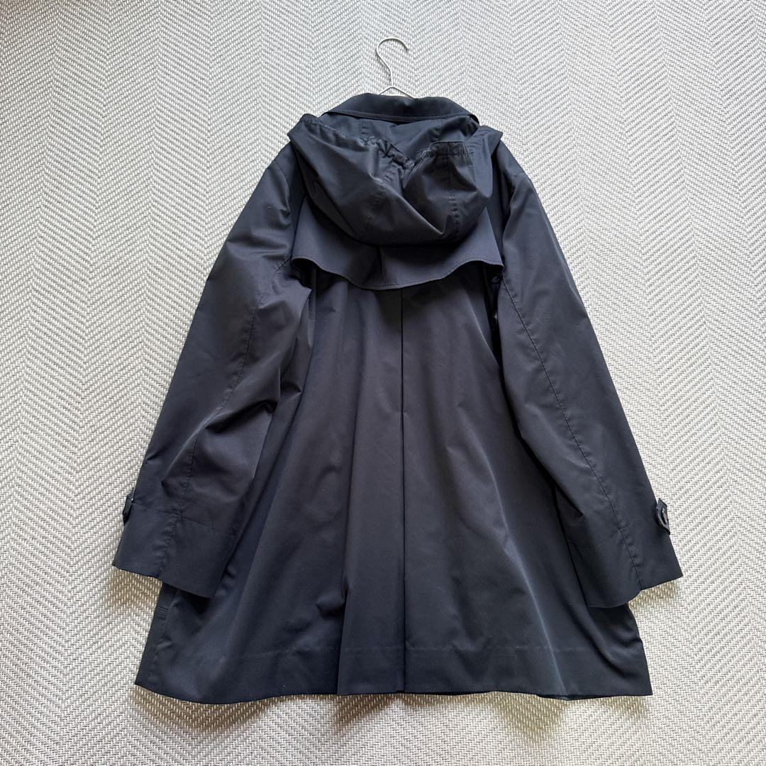 極美品 レリアン 現行モデル モッズコート フード ネイビー 大きい