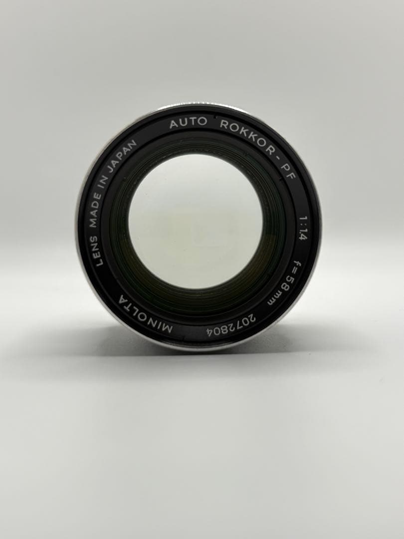 極玉 Minolta MC ROKKOR PF 58mm f1.4 分解清掃済