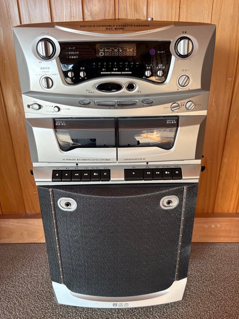DVD＆CD ダブルカセットカラオケシステム DVC-W501 創和 - メルカリ