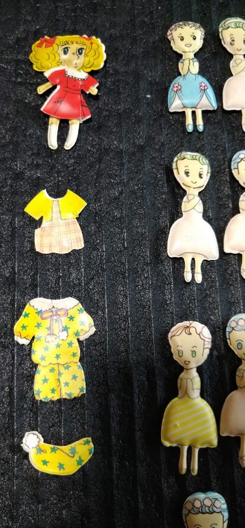 値下げ】レトロ☆グリコのおまけ☆着せ替えパピーちゃん♡大量 - メルカリ