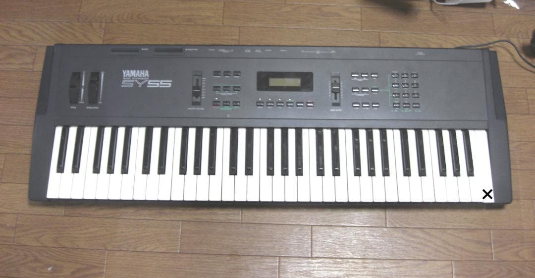 中古！ヤマハ　yamaha シンセサイザー　キーボード　SY55 Yamaha SY-55 61-Key Keyboard Black Synthesizer Workstation music