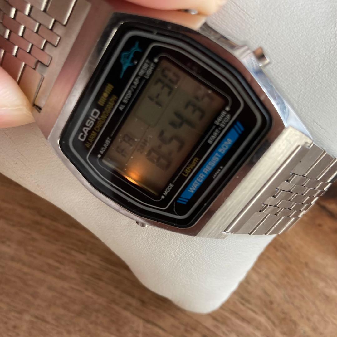 CASIO W-35 80s Marlinカジキ カシオマーリン ビンテージ - メルカリ