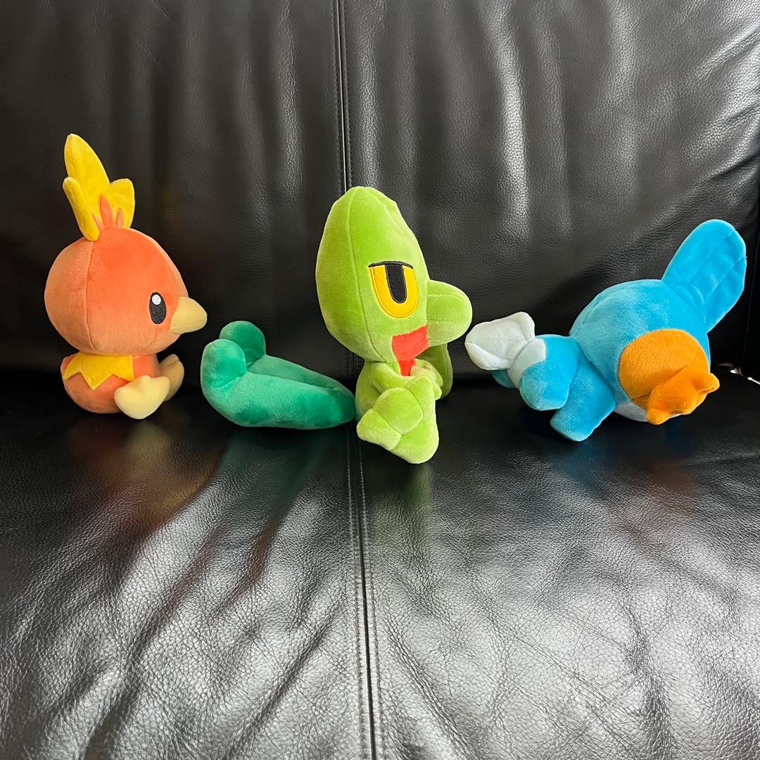 キモリ アチャモ ミズゴロウ ドール ぬいぐるみ - メルカリ