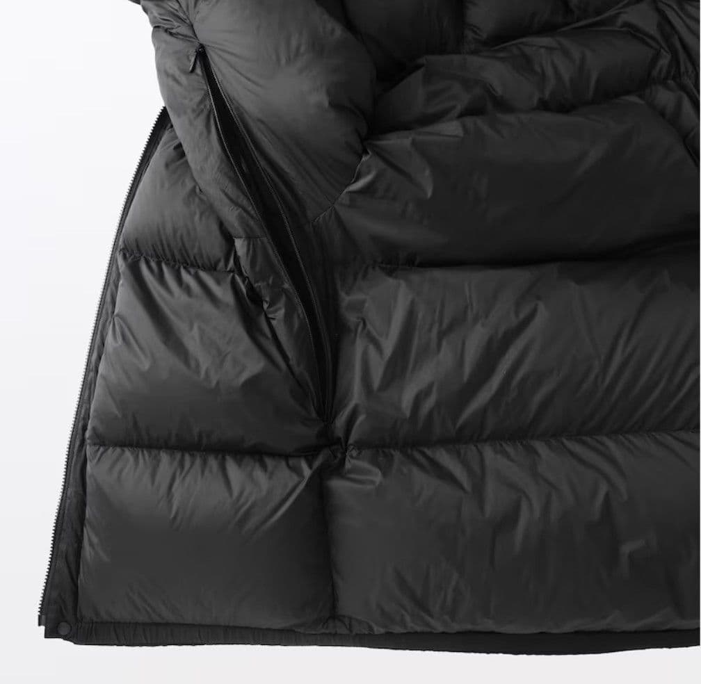 MUJI Labo ダウンジャケット М 黒 未使用タグ付 2025秋冬新作 - メルカリ