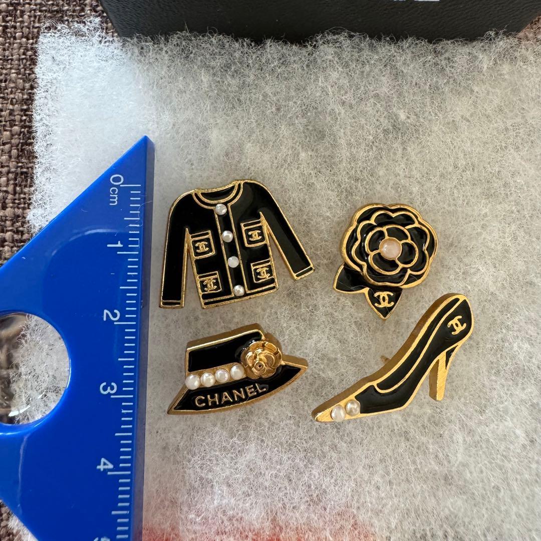 シャネル CHANEL ピンズ ピンバッジ ピンブローチ 正規品 セット