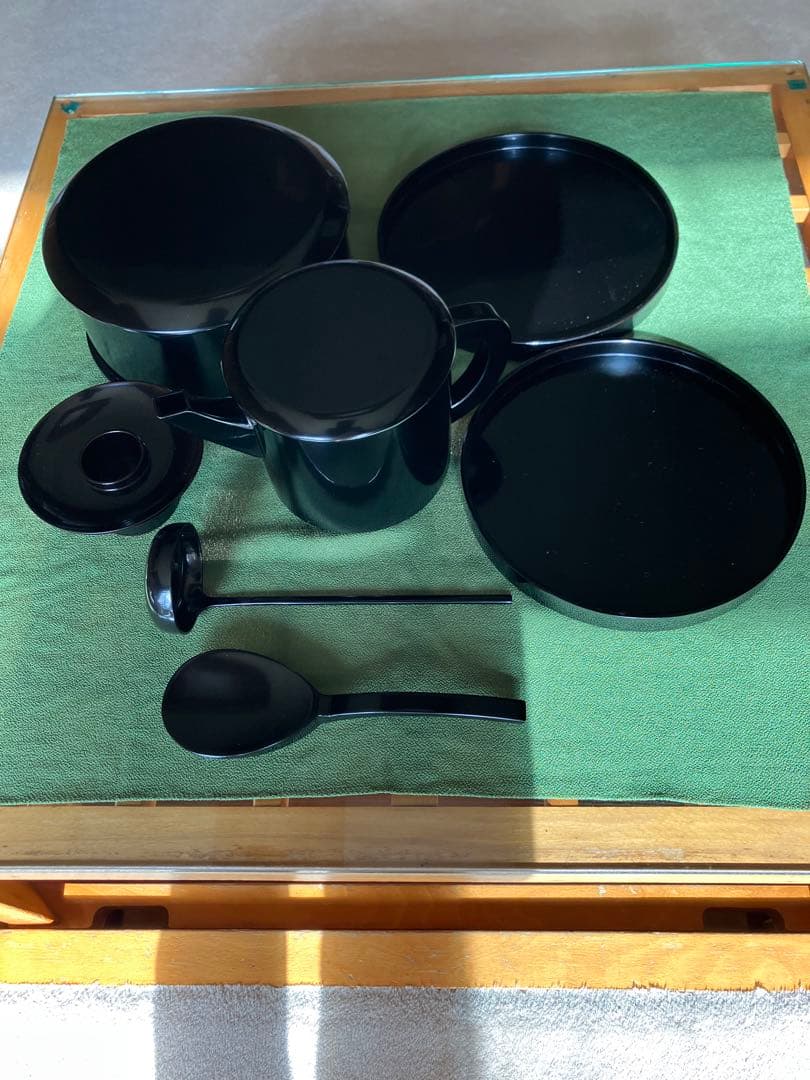 茶道具 茶懐石一式 輪島塗 茶平一斎 懐石揃 （膳6客揃）茶懐石道具 共