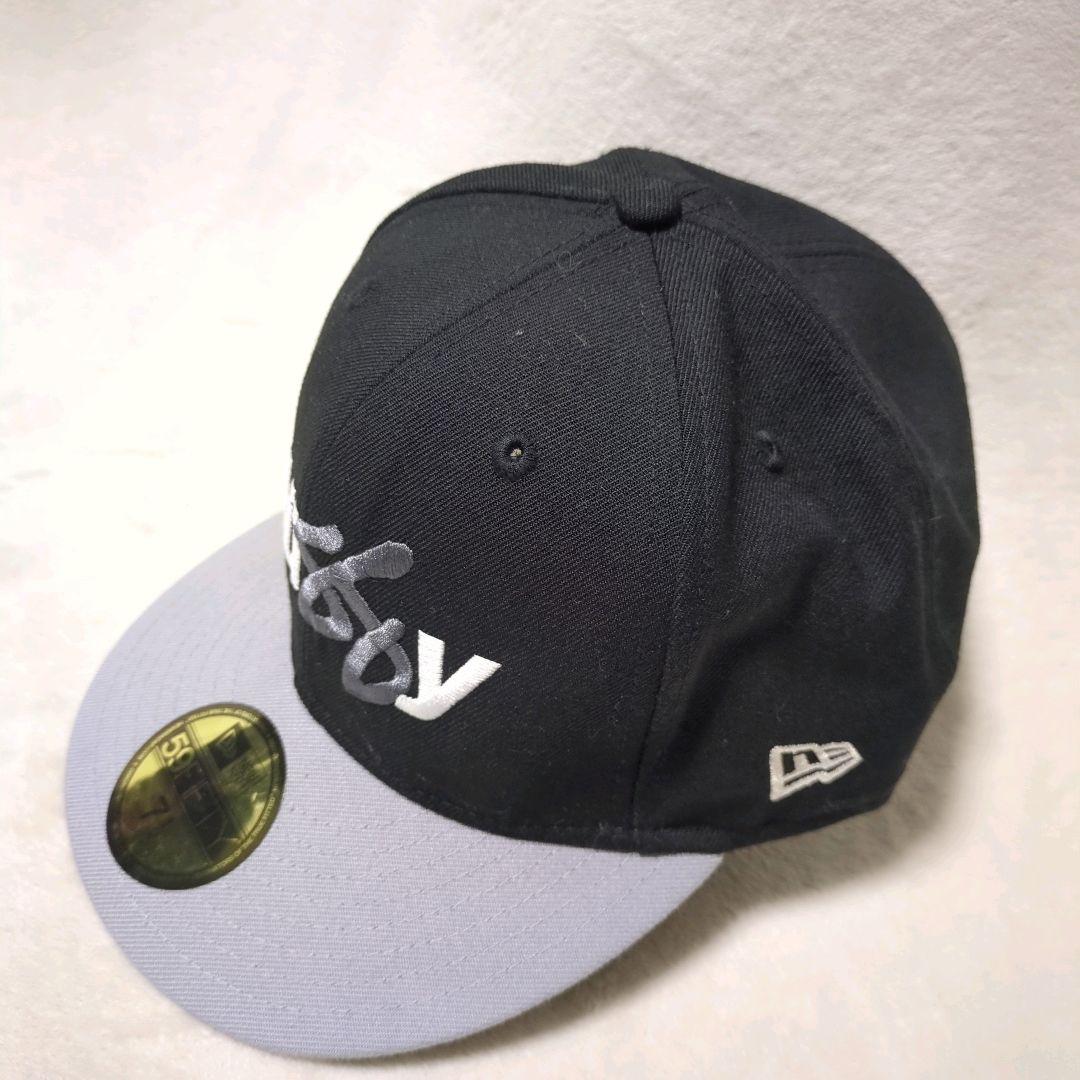 良品 STUSSY NEWERA 59FIFTY コラボ CAP クラウン 刺繍 - メルカリ