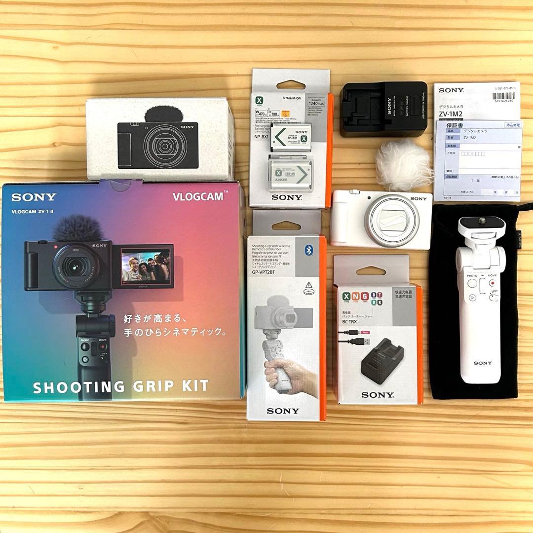 【美品】SONY ZV-1 ll SHOOTING GRIP KIT Amazon.com : Sony ZV-1 II Vlog Camera with 4K Video Recording and
