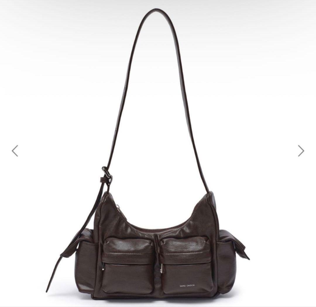 SAMO ONDOH ブラウンショルダーバッグ - メルカリ