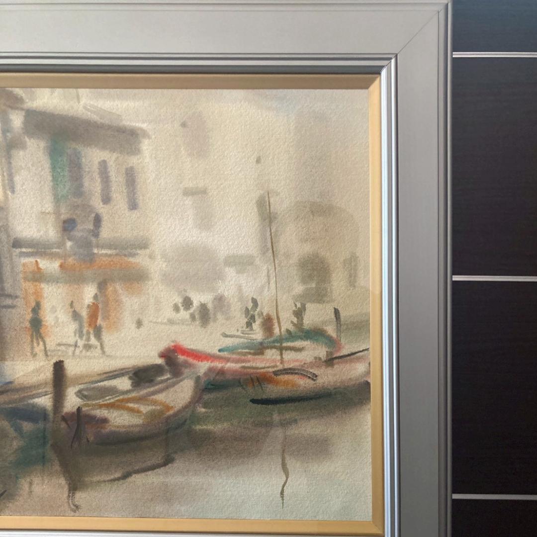 カルロ・ルヴァニャン｜キオッジャ｜ 水彩画｜原画｜20世紀