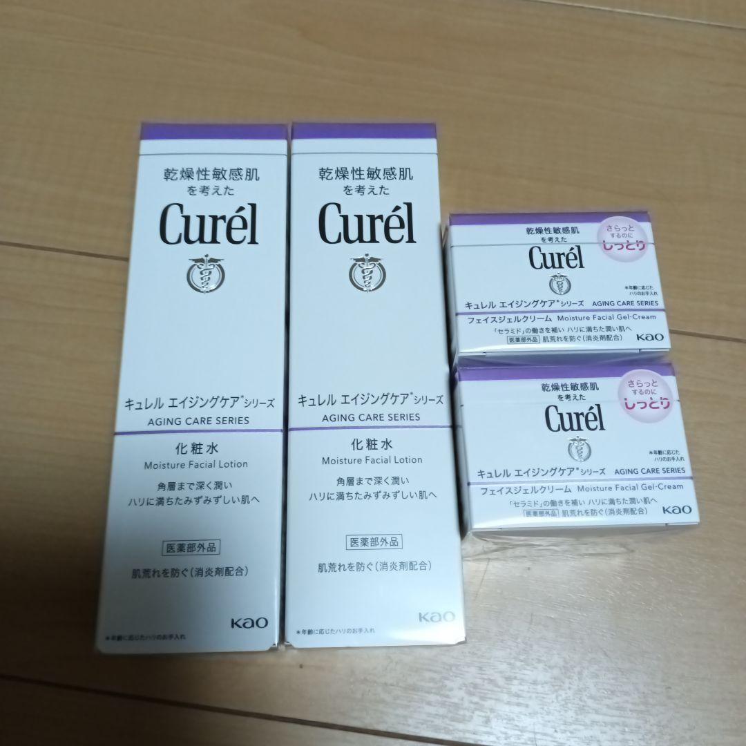キュレル エイジングケア 化粧水2本、クリーム2個の通販はau PAY