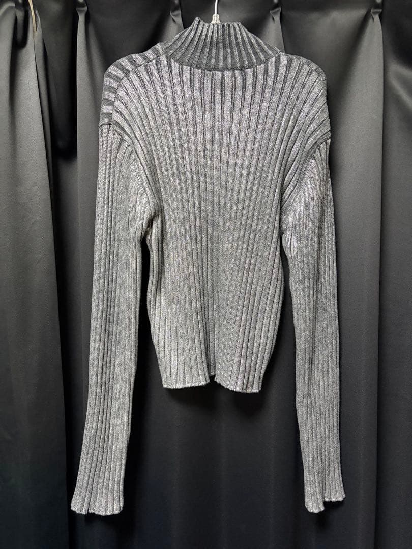 Jaded London 短丈ドライバーズニット Mサイズ グレー