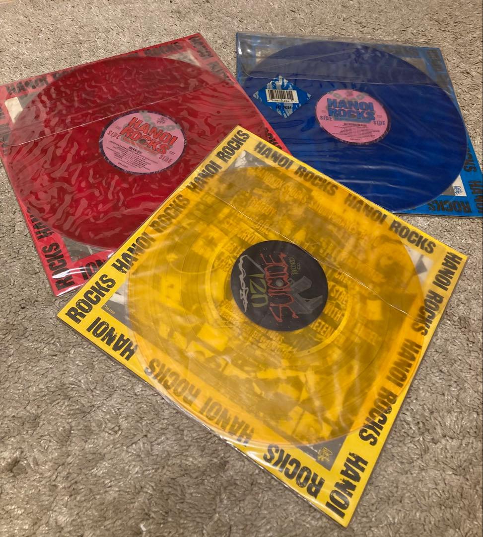 Hanoi Rocks レコード 3枚 - メルカリ