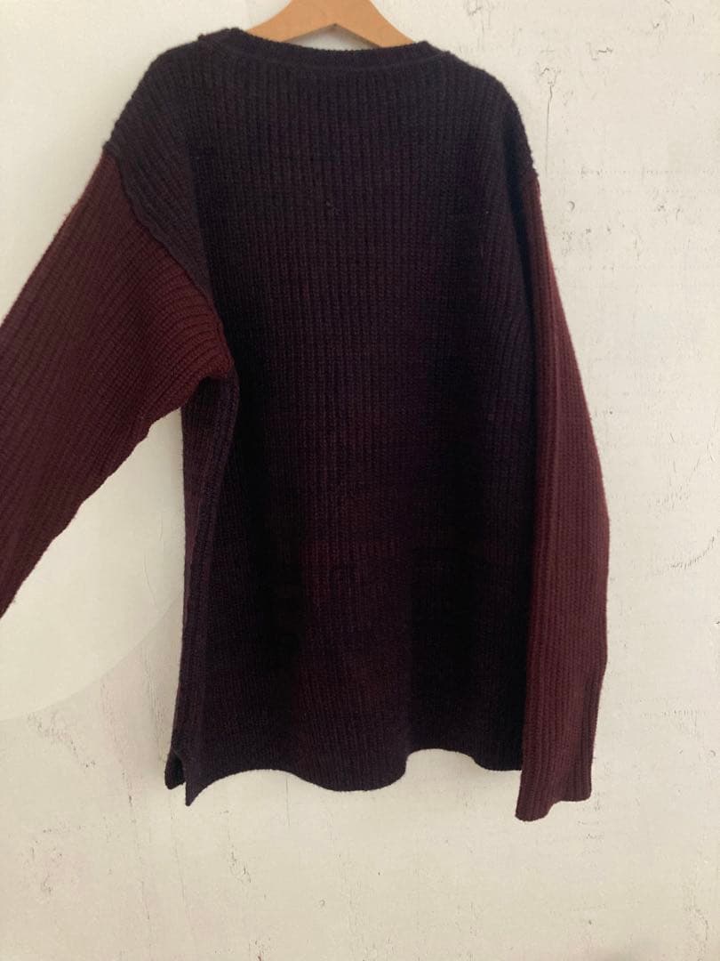 MARNI マルニ カシミヤ混 ニット セーター ボルドー スリット - メルカリ