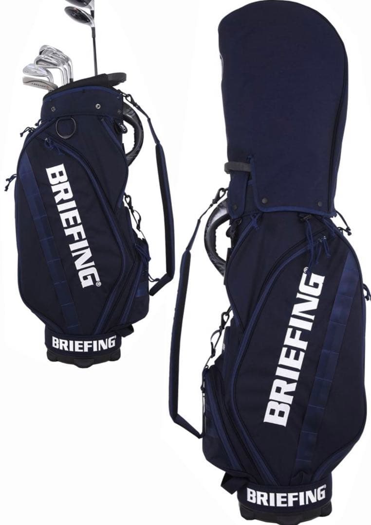 ブリーフィング ゴルフ キャディバッグ CR-5#02 ネイビー - ゴルフ