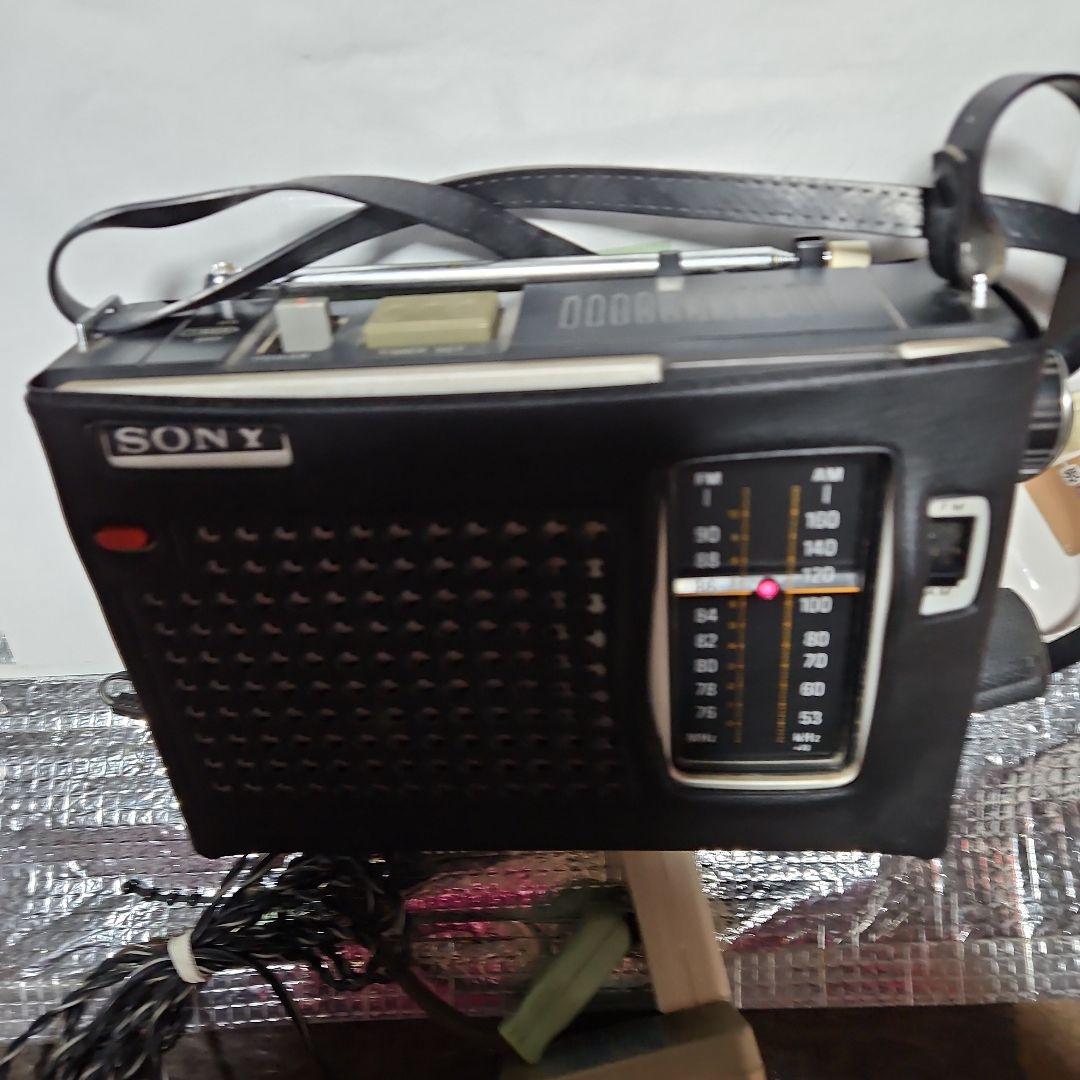1974年製SONY ポータブルラジオチューナー FM/AM稼働品