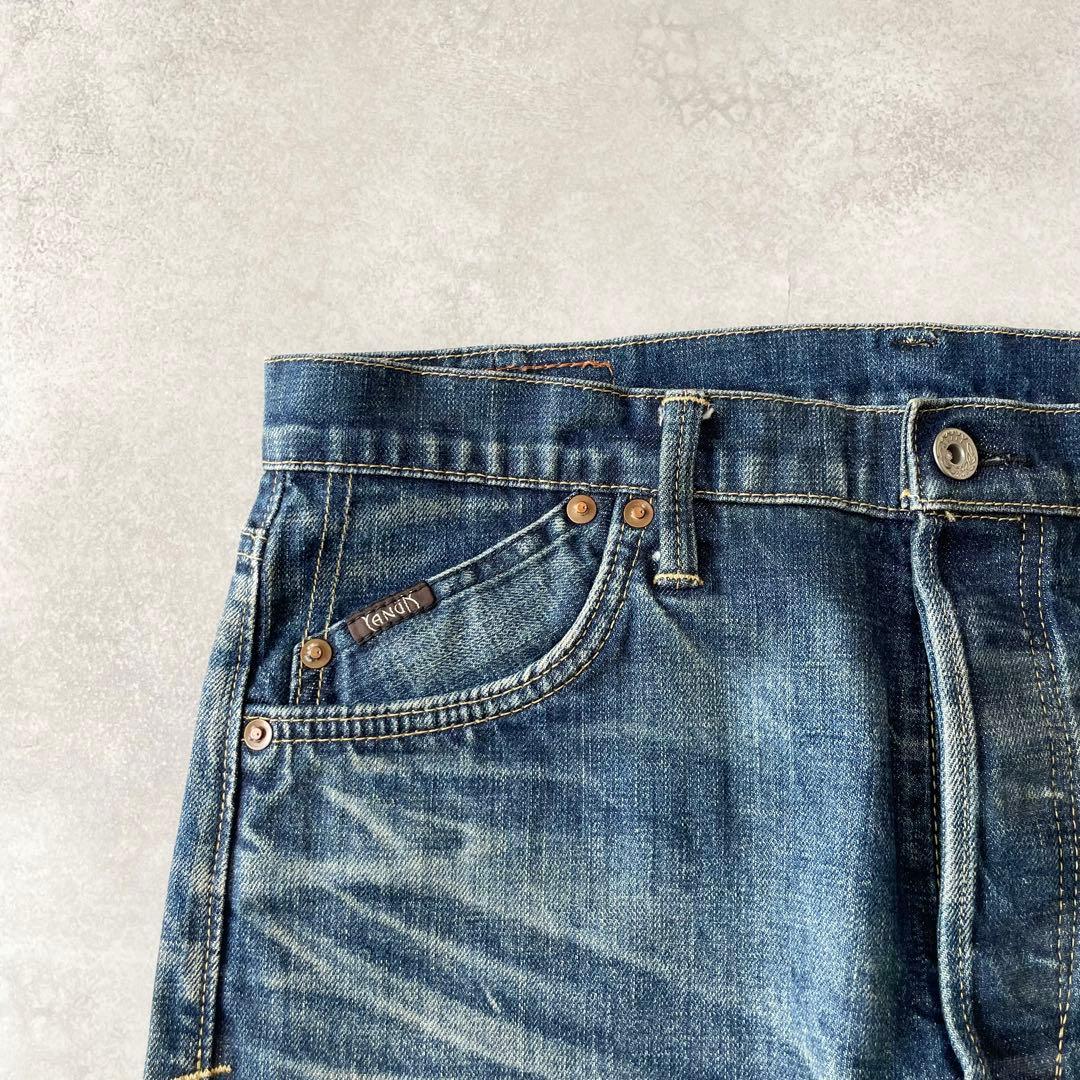 YANUK 藤原裕 コラボ BRUCE デニムパンツ ヤヌーク インディゴ 30