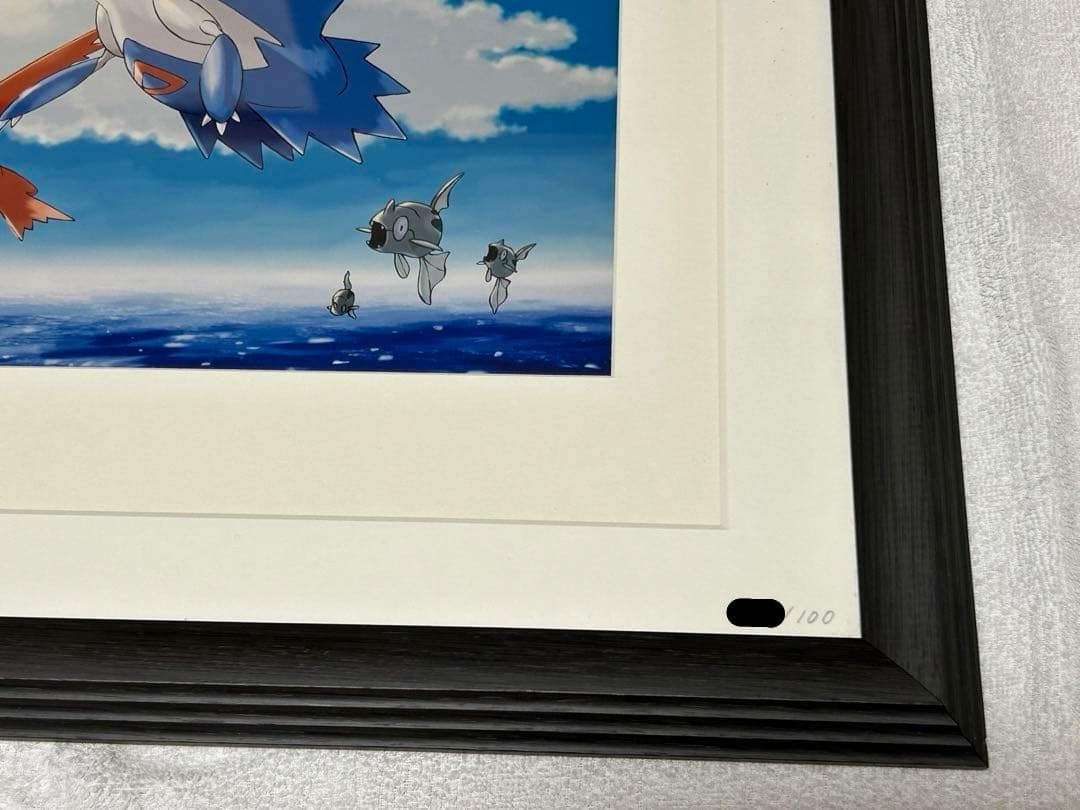 ラティアスとラティオスのいる風景 杉森健 複製原画 コレクタブル